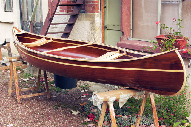 construire le canoë bois ricochet 4,10m le canotier, la